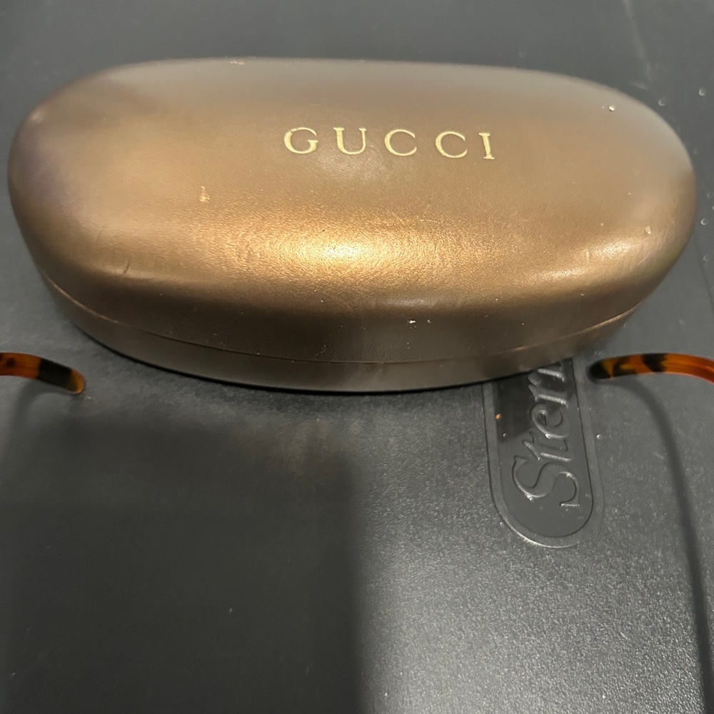 Gucci Brown Tortoiseshell Frames Oversized Design… - image 6